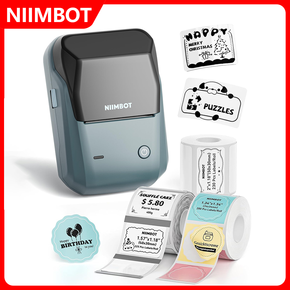 Commercial Book Printing Machines - NIIMBOT B1 Printer Thermal Portabel 2