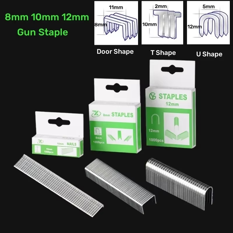 Stapler Heavy Duty - 1000 Buah Staples Berbentuk U/T/Pintu Kuku