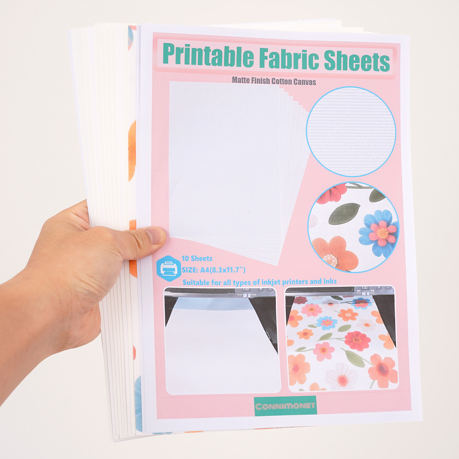 5 Buah/10 Buah Kain Kanvas Kat - Commercial Fabric Printing Machine ulasan dan harga