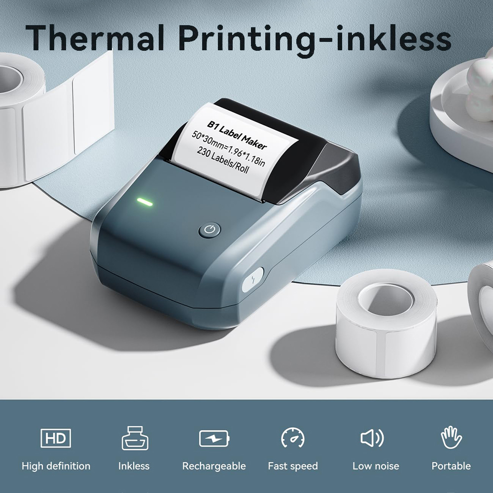NIIMBOT B1 Printer Thermal Por - Commercial Book Printing Machines ulasan dan harga